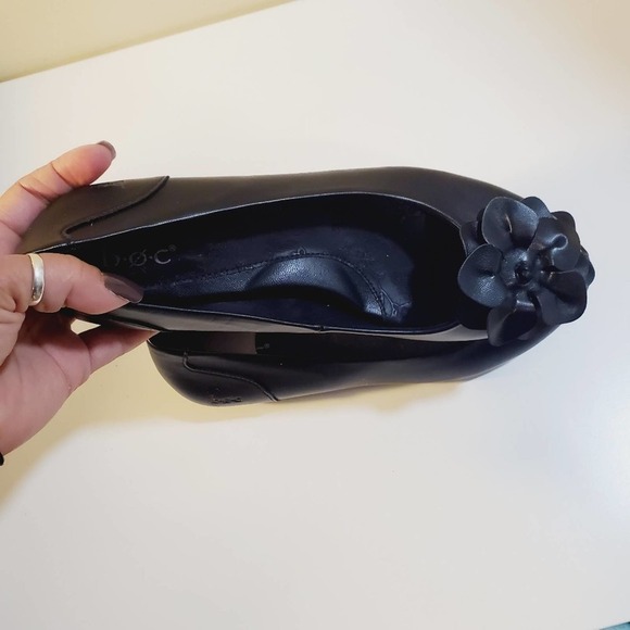 BOC women's ballet Black flat shoes size 8 1/2 M - Picture 10 of 14
